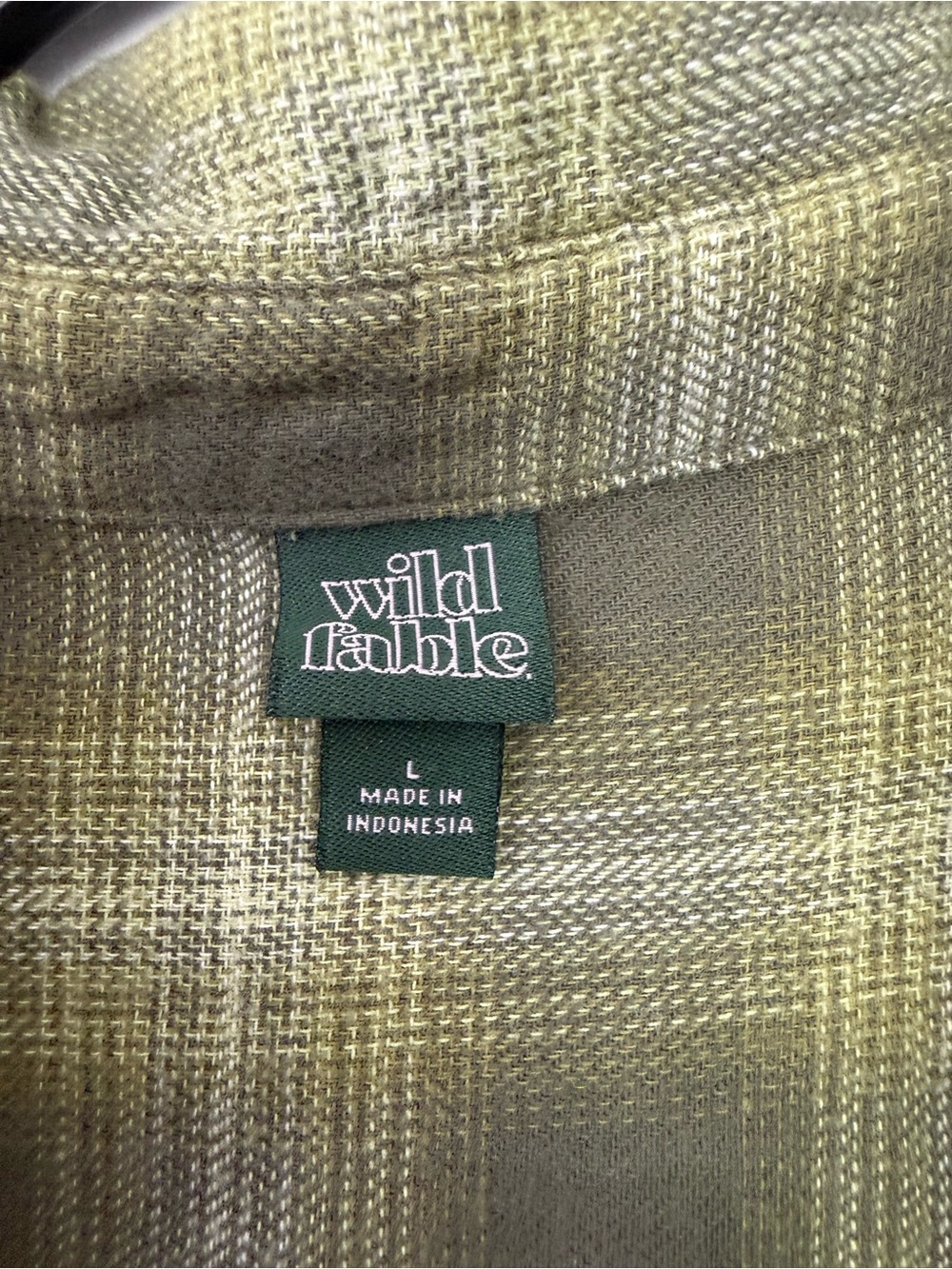 wild fable Green Plaid Button-Down Shirt Jacket - Picture 2 of 3
